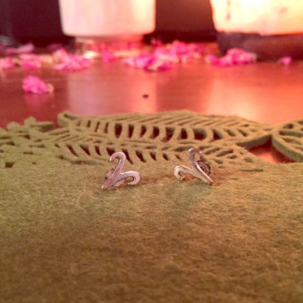 Lucky brand Aries earrings silver
